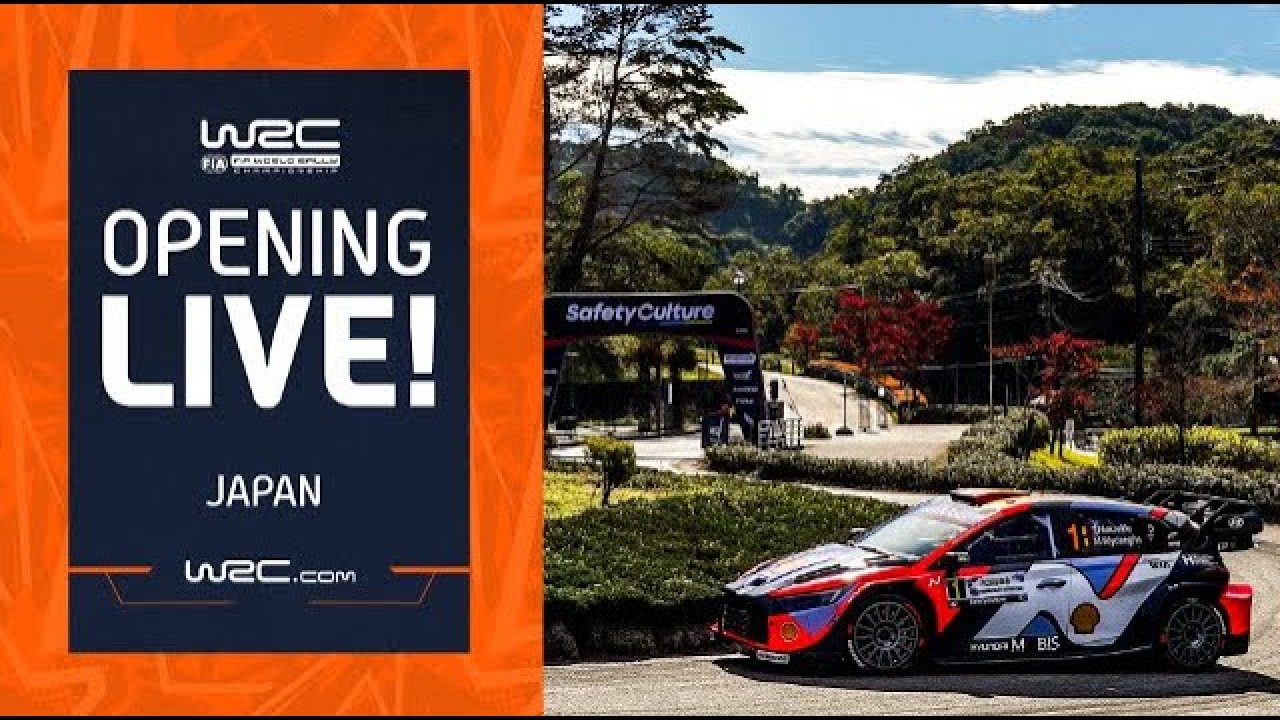Jaapani Ralli 2025 avatseremoonia otseülekanne