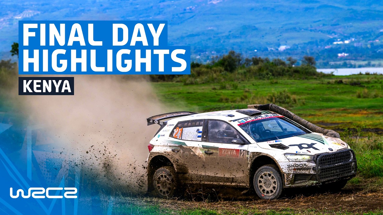 Keenia ralli 2025 WRC2 klassi pühapäevase võistluspäeva kokkuvõte