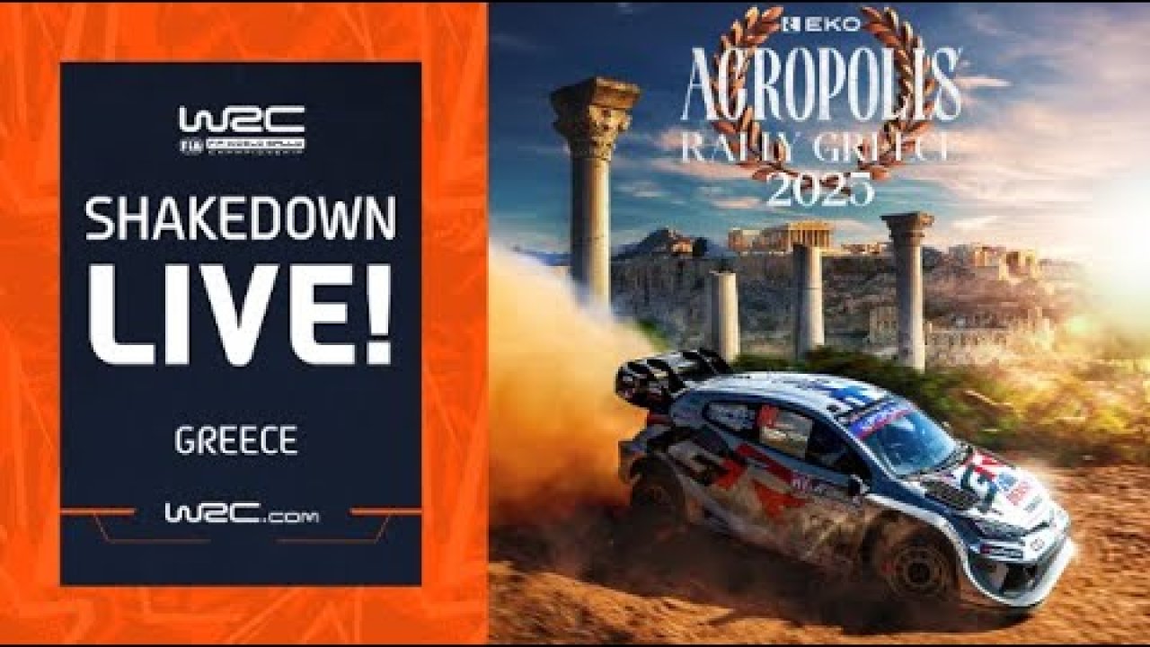 Kreeka Ralli 2025 shakedown testikatse otseülekanne