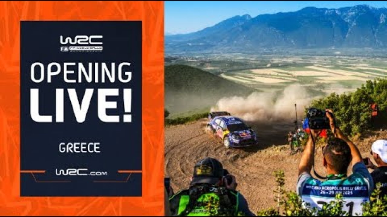 Kreeka Ralli 2025 avatseremoonia otseülekanne