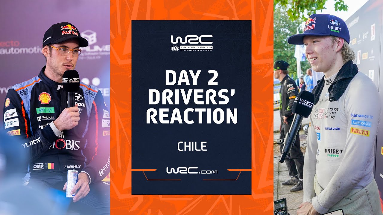 Sõitjate kommentaarid pärast Tšiili Ralli 2023 laupäevast võistluspäeva