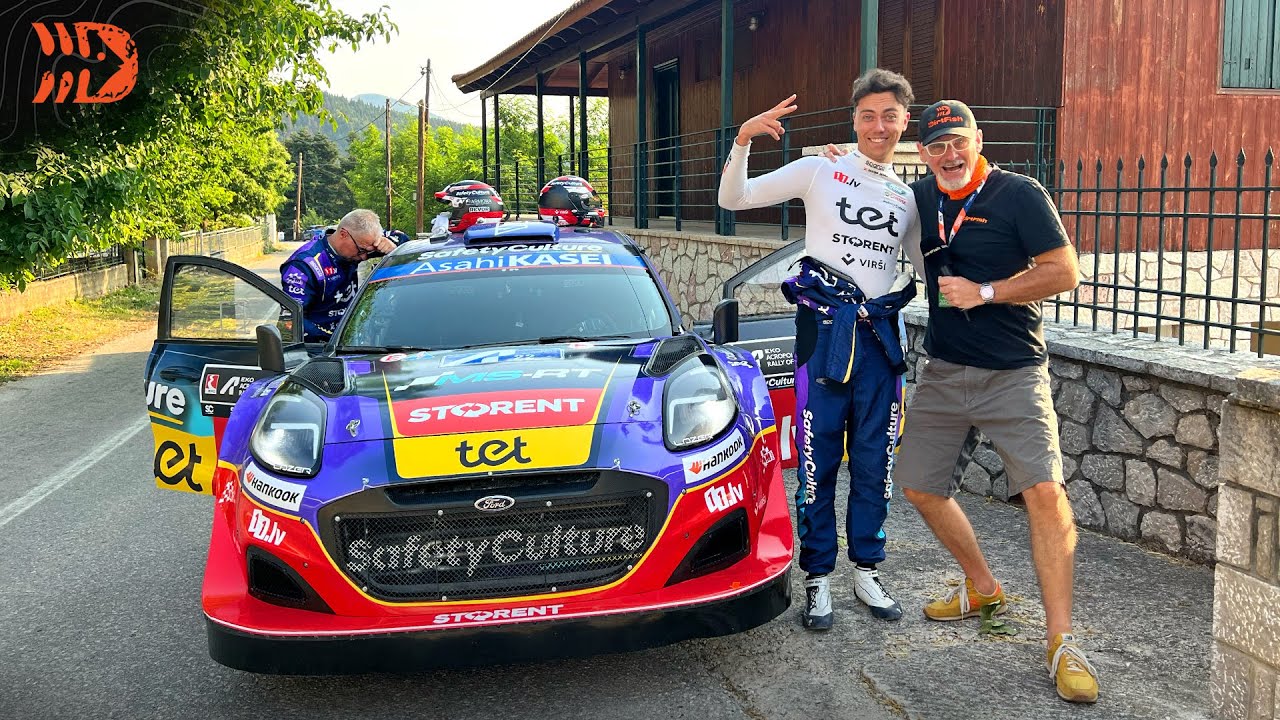 Kreeka ralli 2025 laupäevahommikused intervjuud, DirtFish