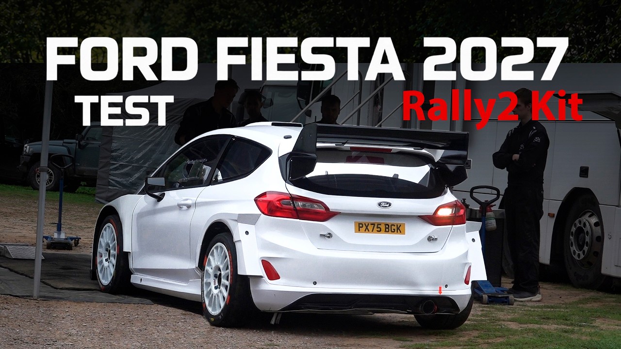 Ford Fiesta M-Sport WRC 2027 masina test, Matthew Wilson