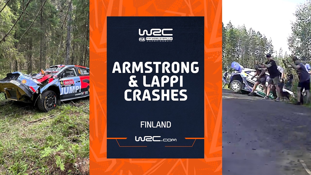 Armstrong ja Lappi avariid Soome ralli 2026