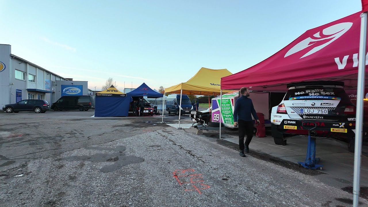 Saaremaa Rally 2025 võistluse eel hooldusala