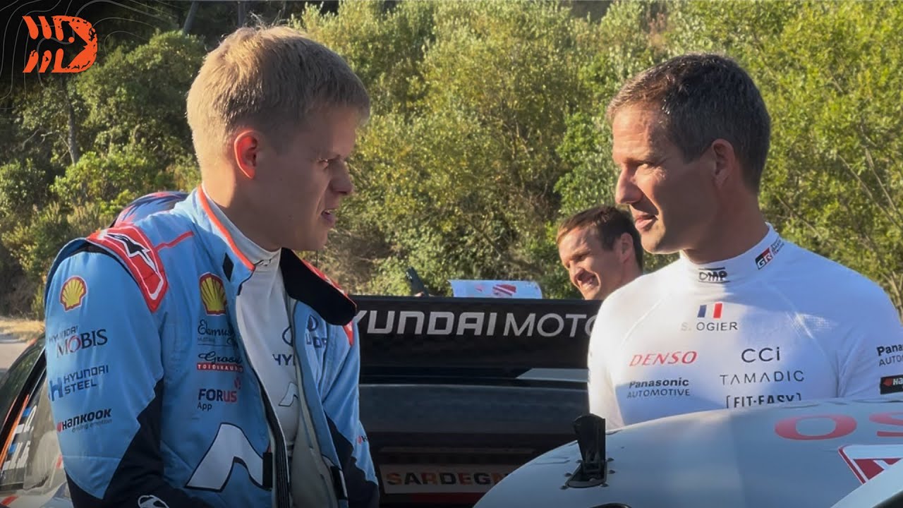 Sardiinia ralli 2025 pühapäevahommikused intervjuud, Dirtfish