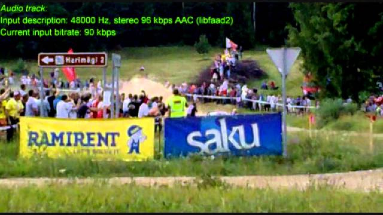 Auto24 Rally Estonia 2011 - 1. päev, SS1, kurvis hävimine