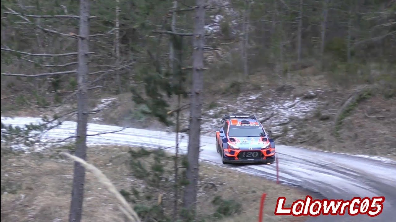 Monte Carlo ralli 2020 - rallieelne test, Tänak ja Hyundai - Lolowrc05