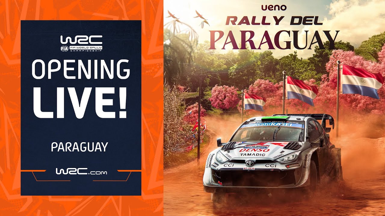 Paraguay ralli 2025 avatseremoonia otseülekanne