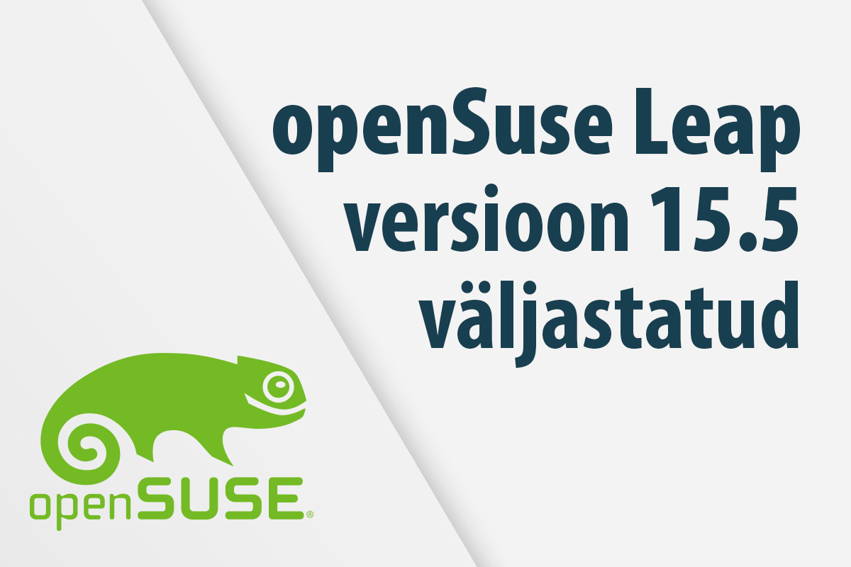 Väljastati openSUSE 15.5 versioon