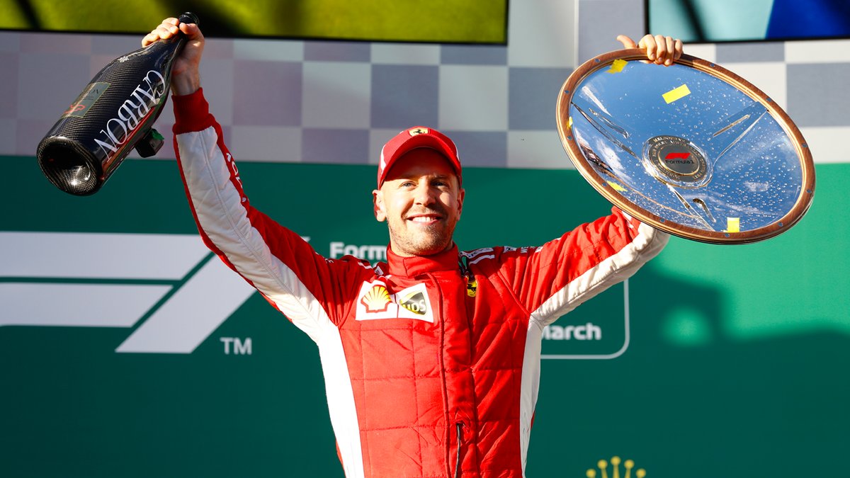 Austraalias võitis õnnega pooleks Vettel