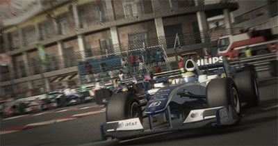 Mänguvaade F1 2010 videomängust