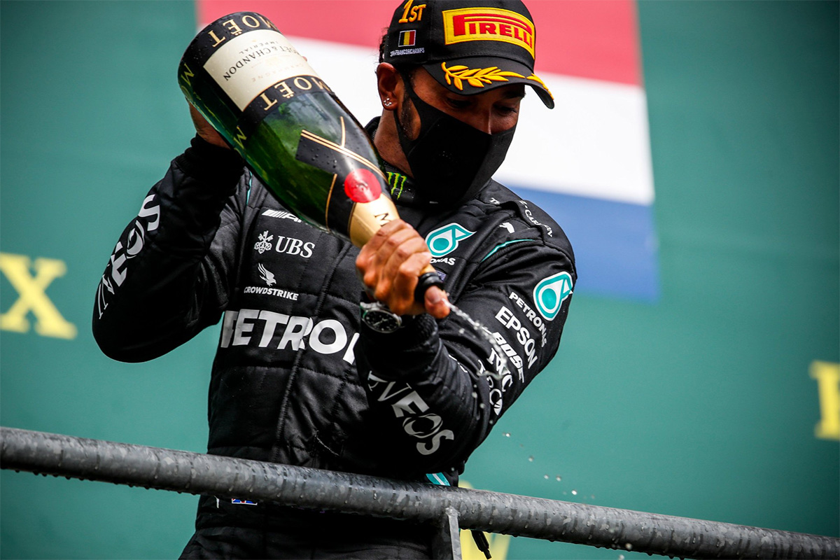 Hamilton võitis kindlalt Belgia GP