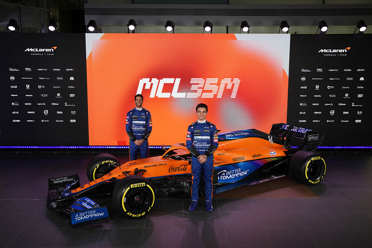 McLaren esitles esimesena oma 2021. hooaja võistlusmasinat