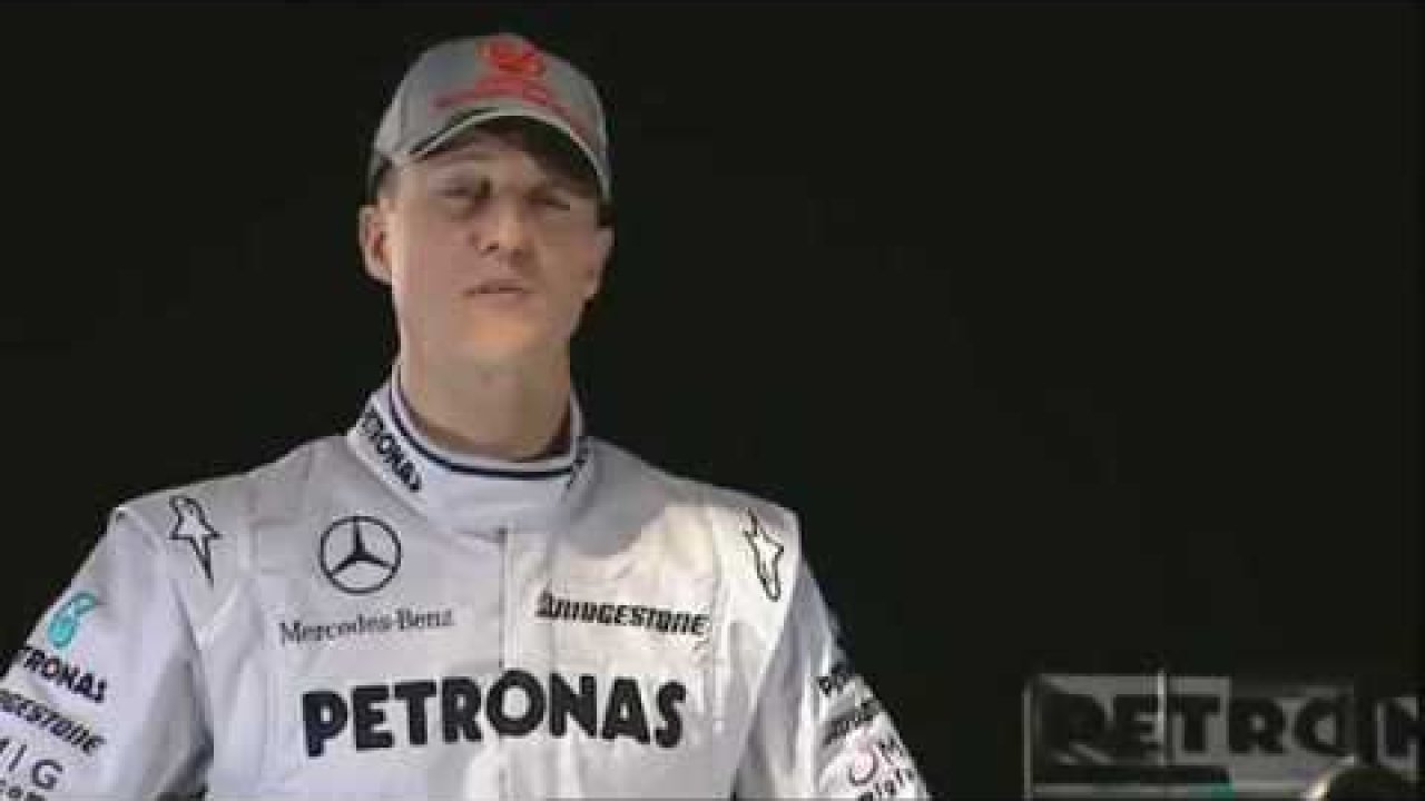Hooaeg 2010 - Mercedes GP esitlus, Michael Schumacher'i intervjuu