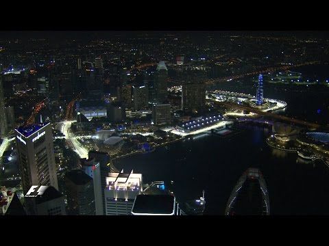 Singapuri GP 2016 - eelvaade, Formula 1, helikopteriga Singapuri kohal