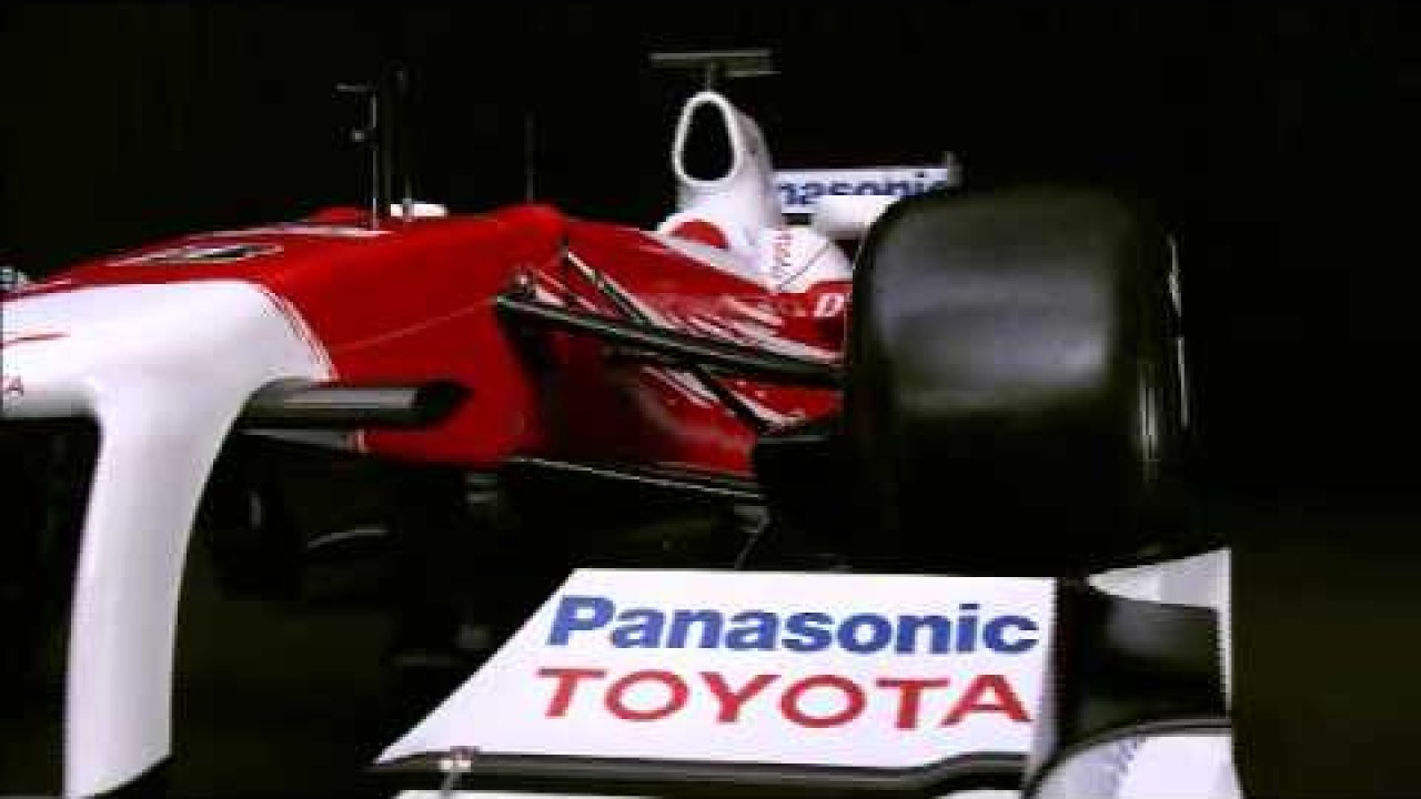 Toyota TF109 - esitlus, aerodünaamika