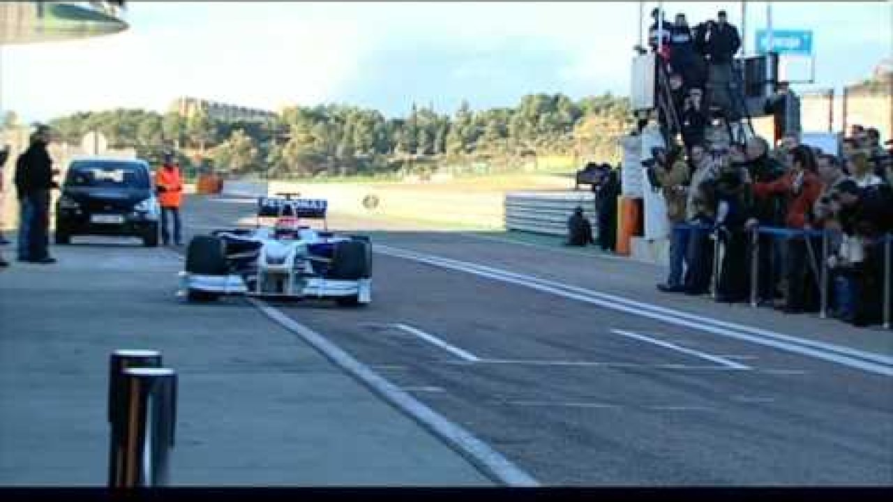 BMW Sauber F1.09 2009 - esimesed testid