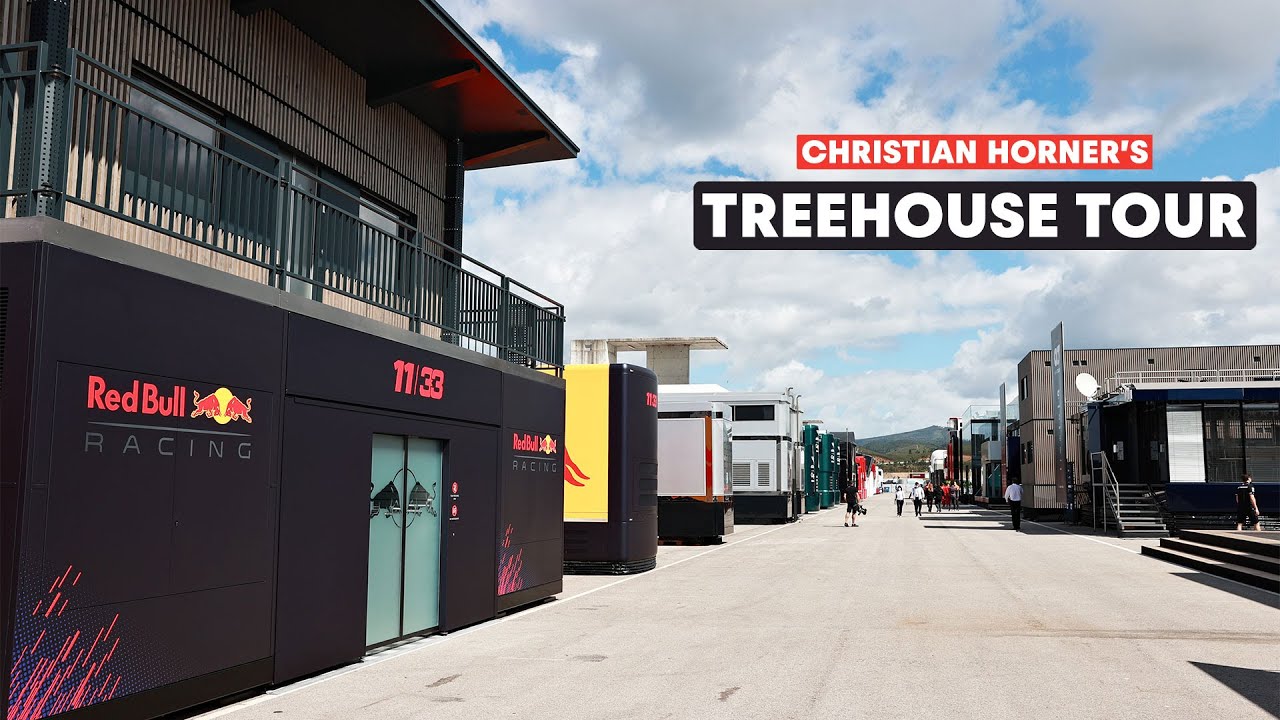 Christian Horner tutvustab Red Bull Treehouse võistluskeskust